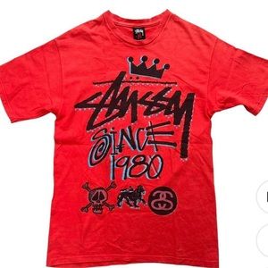 Vintage Stussy Since 1980 Spellout
Graphic T-shirt